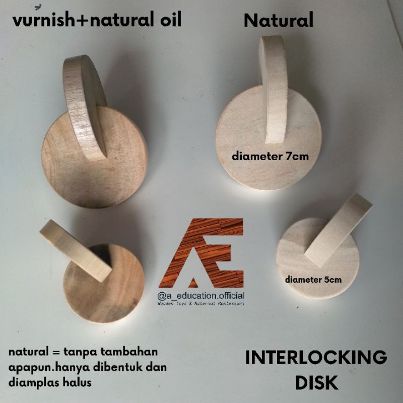 Interlocking disk interlocking discs Montessori interlocking Disk ...