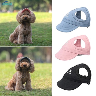 Dog Hat for Small Dogs Girl Boy Hats for Dogs Adjustable Dog Bucket Hat  Puppy Sun Hat Spring Summer Pet Baseball Cap Doggy Visor with Ear Holes and  Chin Strap for Dog