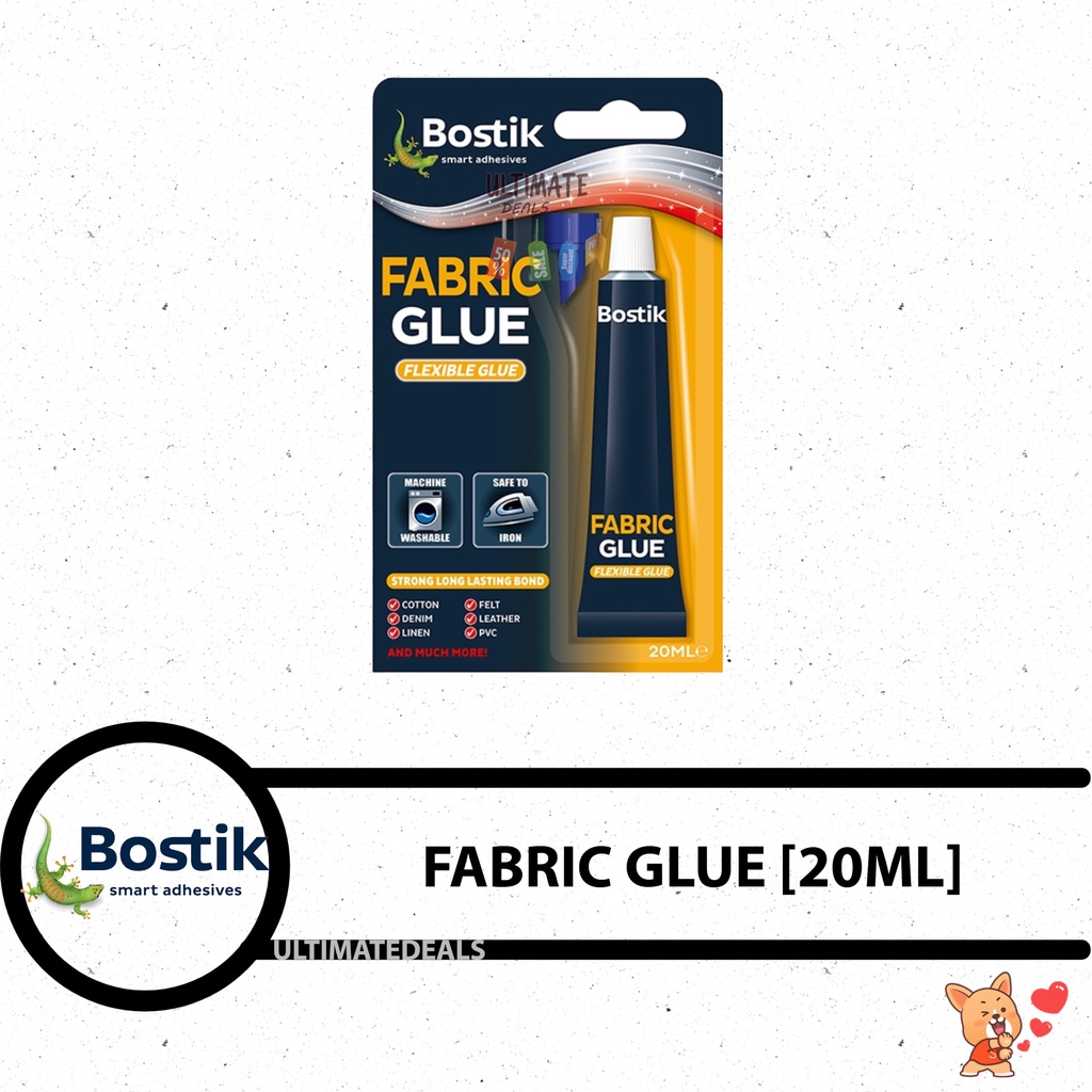 Bostik Fabric Glue No needles/threads, Patch works made easy