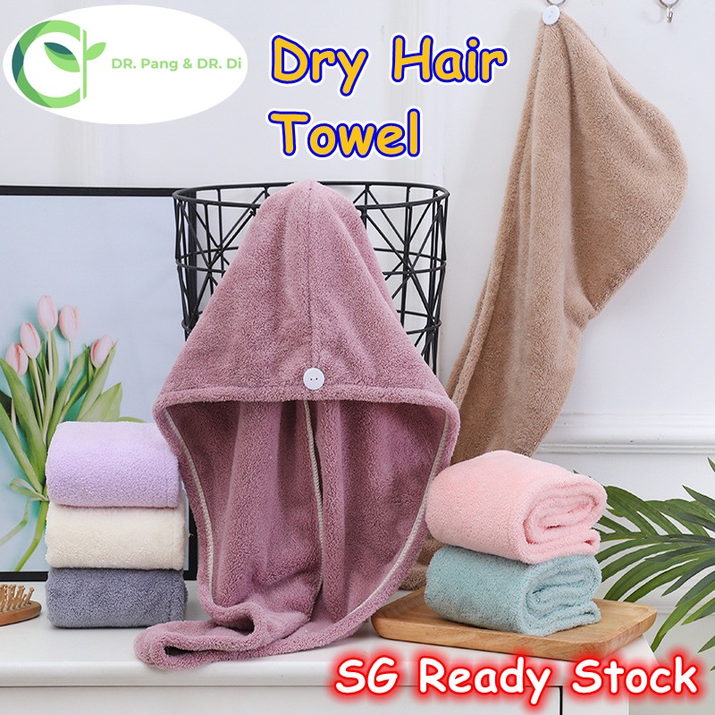 Shower cap best sale and hair towel