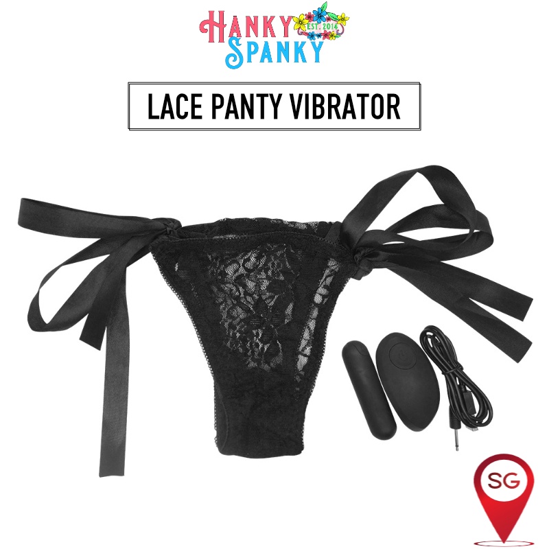 Lace Panty Bullet Vibrator Powerful Vibration Sensual Tie up Panty 