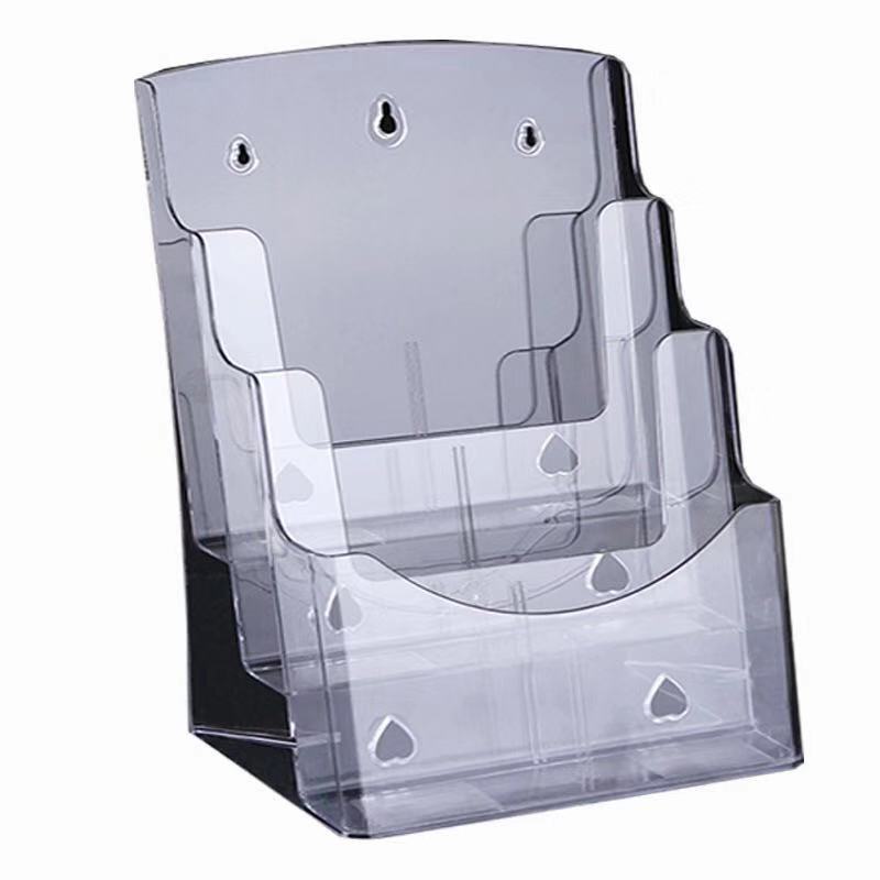 Wall-Mounted Document Rack Table-Mounted Transparent Acrylic Color Page ...