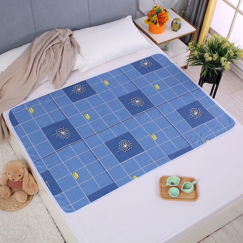 Urine Pad Waterproof and Washable Large Cotton Bed Care Mat for the Elderly Women Sanitary