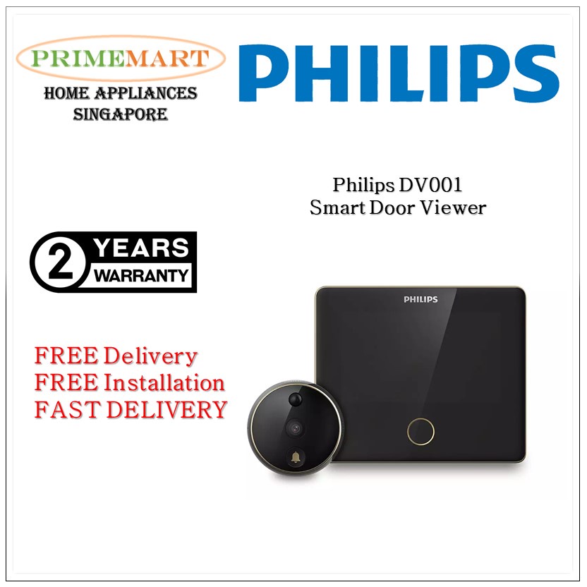 Philips DV001 Smart Door Viewer + 2 Years Local Manufacturer Warranty