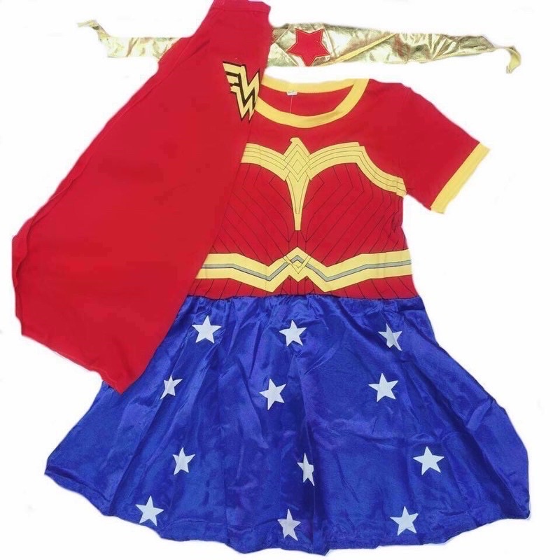 Wonder Woman costume for kids 2-8yrs | Shopee Singapore