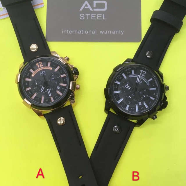 Ad steel watch made in deals