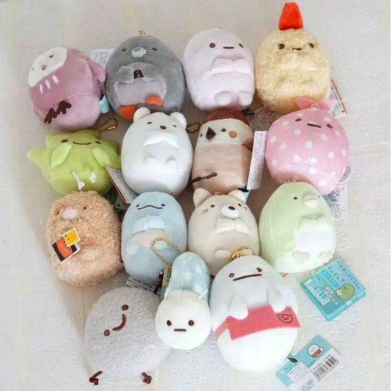 Boneka Sumikko Gurashi 11cm Original Jepang / Gantungan Boneka sumiko SAN-X - Gambar 2