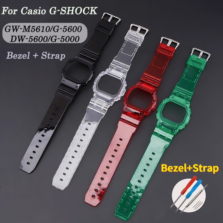 DW5600 5610 Rubber Bracelet Case for Casio G shock GW 5700 DWX