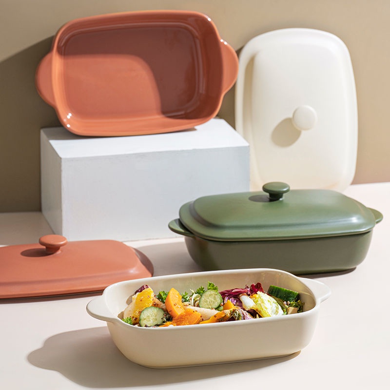 Simple with Lid Baking Tray Good-looking Large Baking Tray Household ...