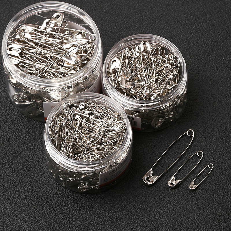 300Pcs Safety Pins, Colored Nickel Plated Steel Safety