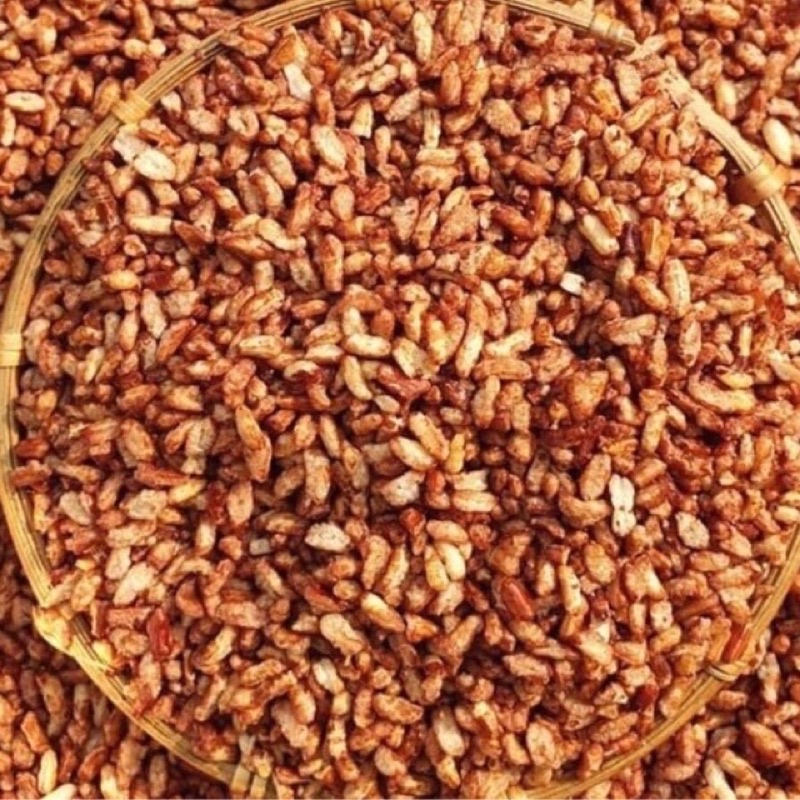 1kg of delicious crispy dried brown rice with little seaweed (sll ...