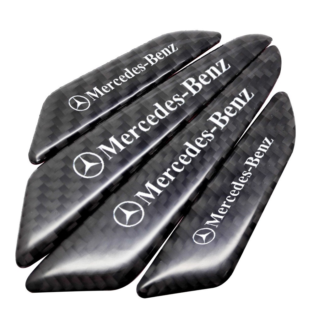 【zerui】4pcs/Set Modified AMG Car Door Side Anti Scratch Coverup