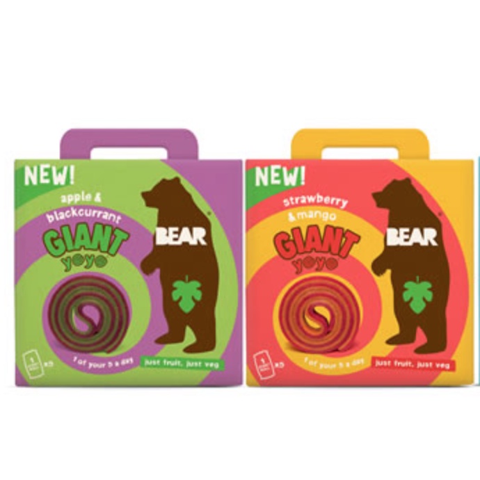 Bear - Yoyo Giant, Delicious Fruit Roll Snack (5x20g) | Shopee Singapore