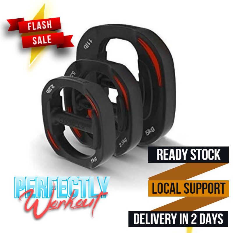 🇸🇬SG Stock🇸🇬) Adjustable Barbell Weight Plates Set, 1kg,