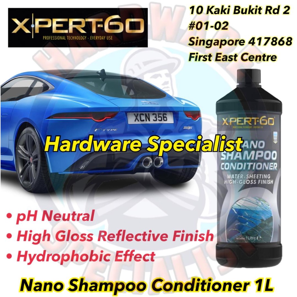 Xpert 60 pH Neutral Nano Car Shampoo Conditioner 1L | Shopee Singapore
