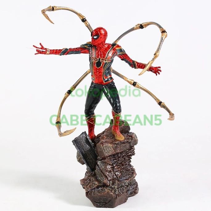 Iron Spiderman Action Figure Pvc Statue Large Size | Shopee Singapore