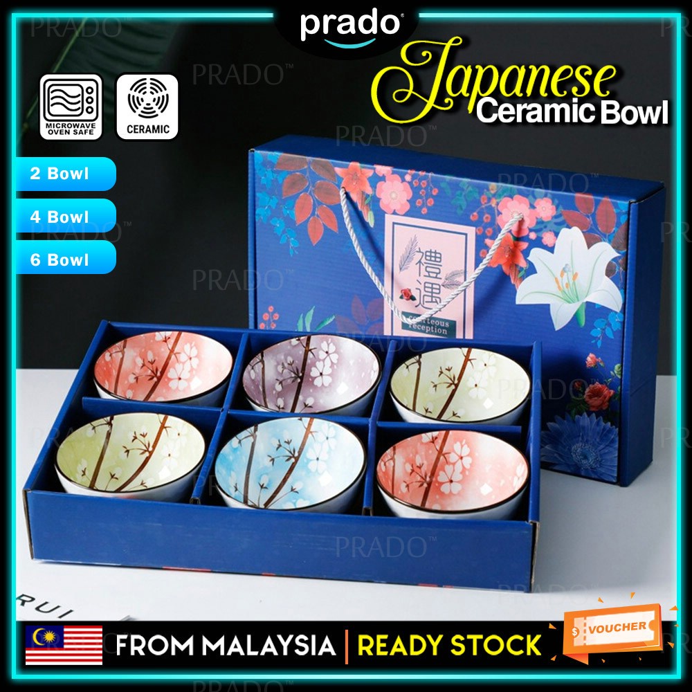 Dsztxv Japanese Rice Bowls Cereal Bowls Set Of 2 - Porridge Bowls 2×300 Ml 10 Ounces Capacity Perfect For Rice - Cereal Breakfasts And Soups Ceramic