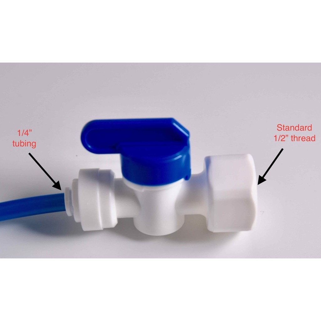 WATER FILTER control valve OD 1/4" Tubing to 1/2" piping Shopee Singapore