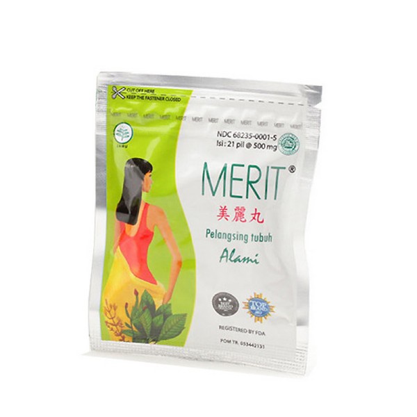Merit Body Slimming 1 Sachet/pil pelangsing/diet/turunkan berat badan/mengurangi lemak tubuh - Gambar 2