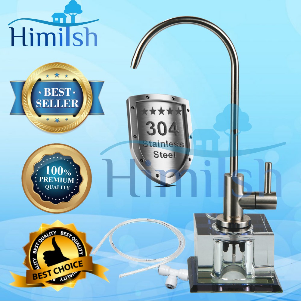 Premium Crystal Base SUS 304 Stainless Steel External Faucet (suitable ...