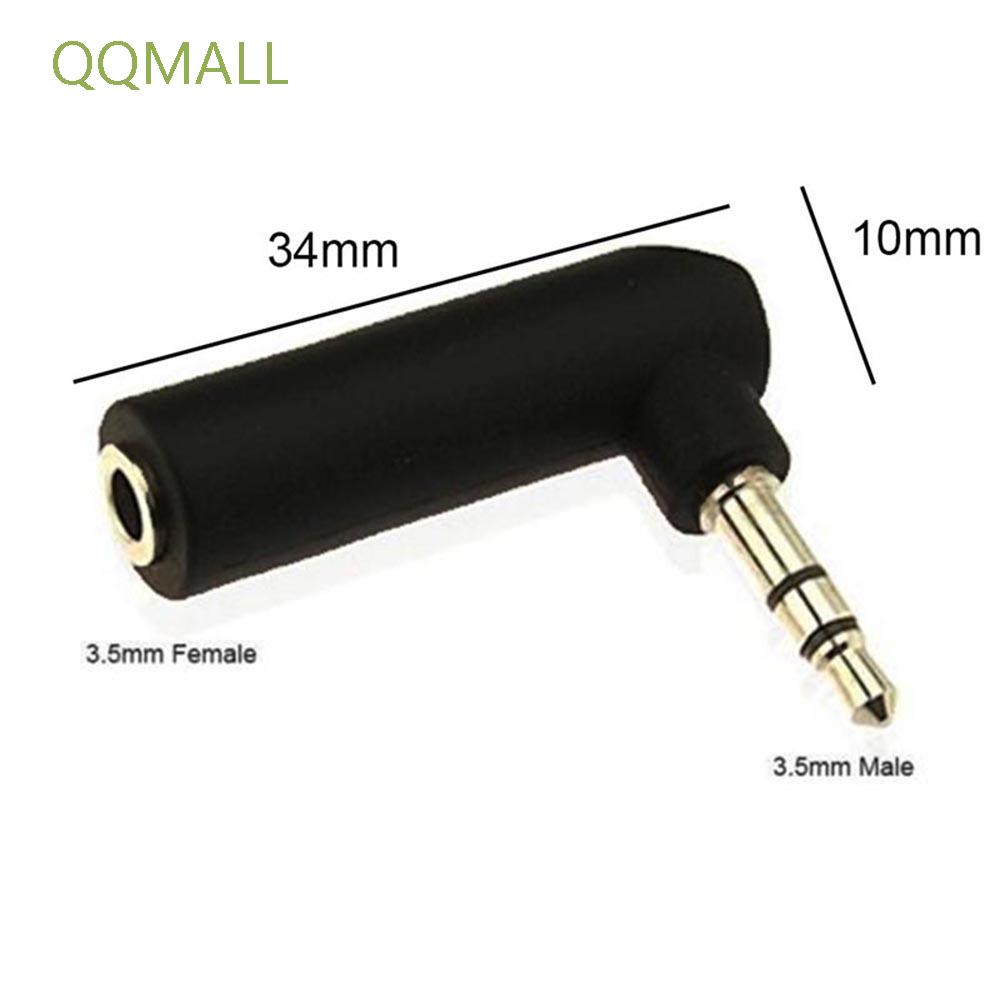QQMALL MaleFemale 3.5mm Headphone Male To Female Stereo Audio Adapter