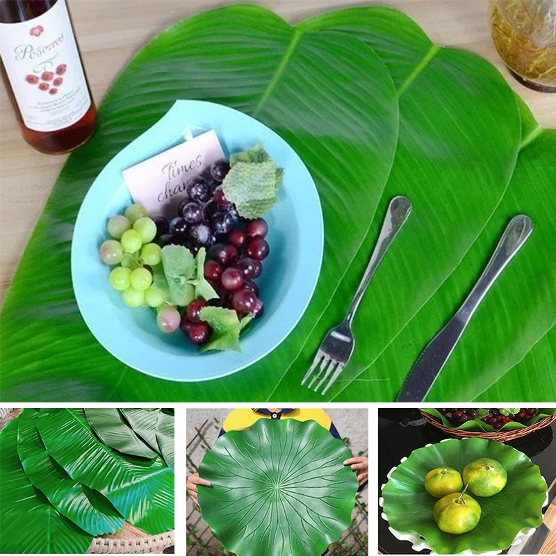 Fake banana leaf Artificial banana leaf Fake banana leaf Shopee Singapore