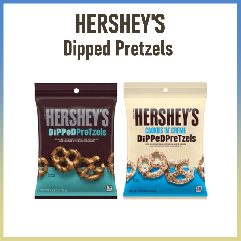 [HERSHEY'S] HERSHEY'S Dipped Pretzels, HERSHEY'S COOKIES 'N' CREAM