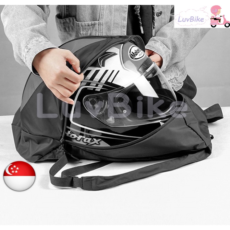 Motorcycle Helmet Bag Large Motorcycle Backpack SG Ready Stock