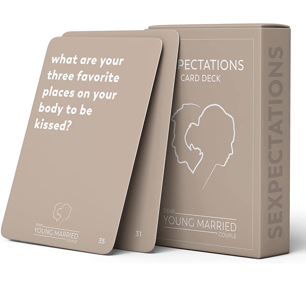 SEXPECTATIONS Card Deck Conversation Starters for Couples 52 Questions