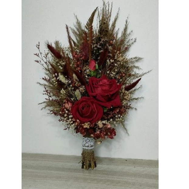 Buket Bunga Kering Rustic Awet Untuk Pernikahan