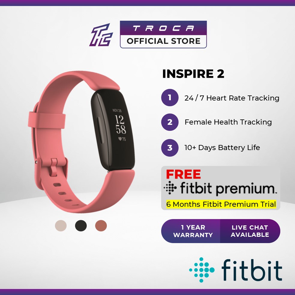 Fitbit Inspire Smart Watch Heart Rate Fitness Tracker (Free