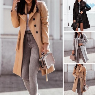 Elegant Winter Stylish Ladies Belted Khaki Women Trench Coat - China Women  Coats and Trench Coat price