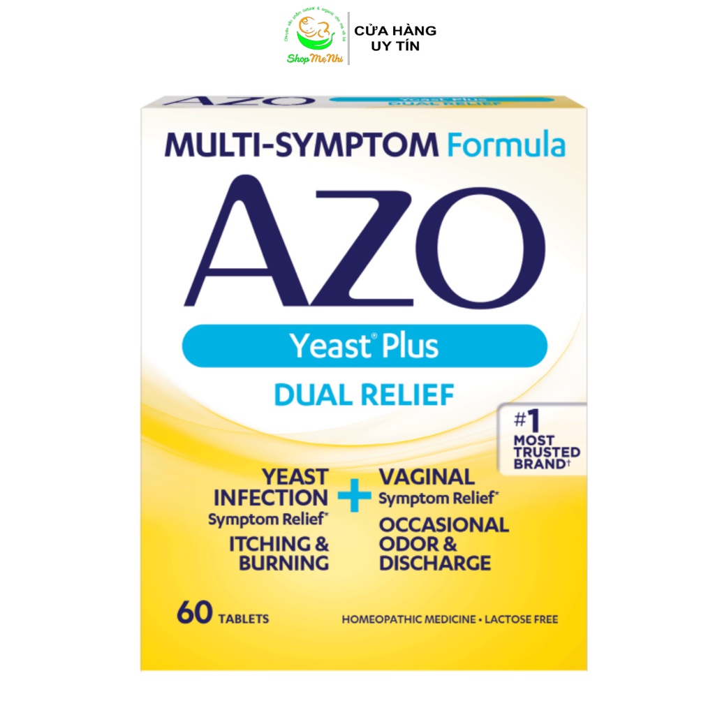 Golden AZO pills to help prevent vaginal infections AZO Yeast Plus 60 ...