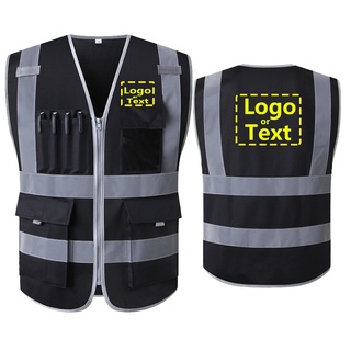 Custom safety vest hot sale with logo