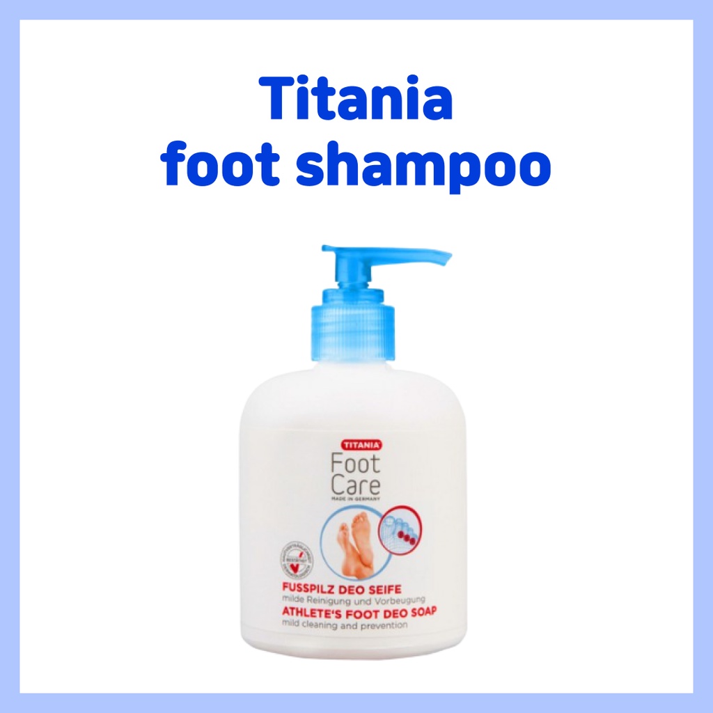 Titania foot shampoo 300ml foot soap foot cleansing foam foot bath foot