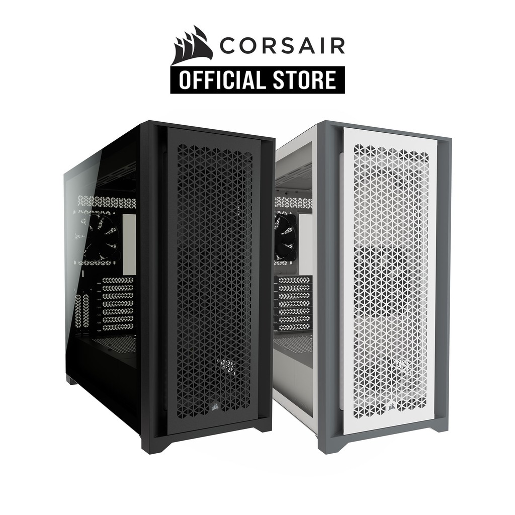 5000D AIRFLOW Tempered Glass Mid-Tower ATX PC Case — Black