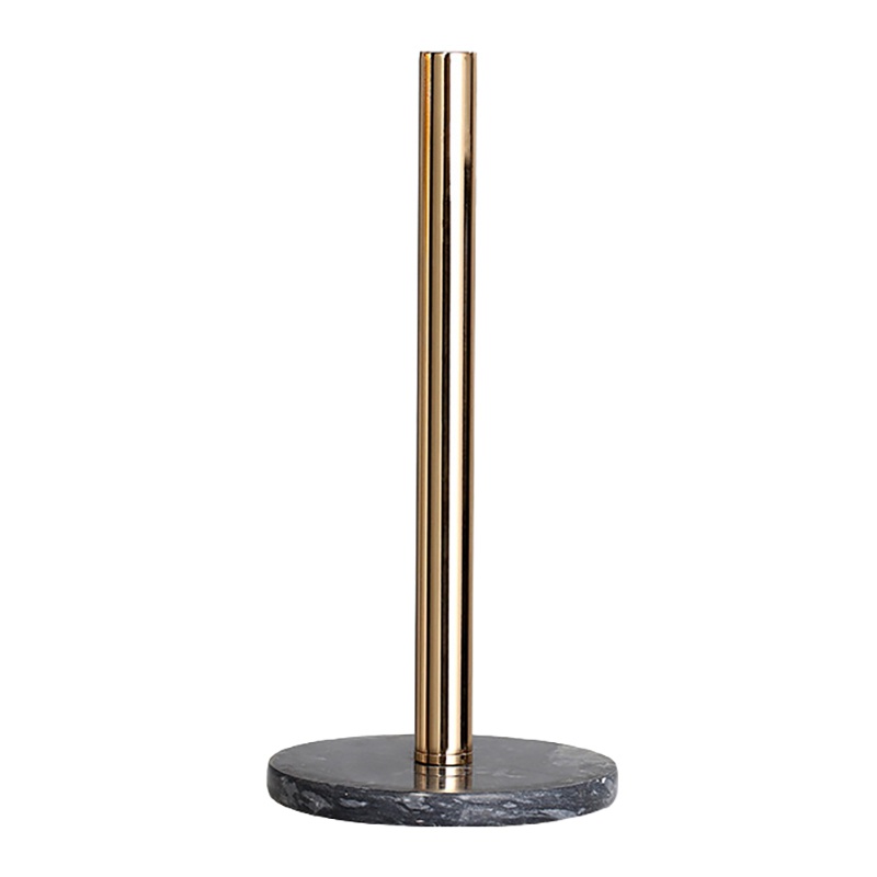 Gold Paper Stand with Marble Base Vertical Paper Towel Rack ern Paper ...