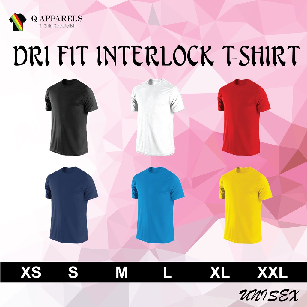 Interlock cheap dri fit