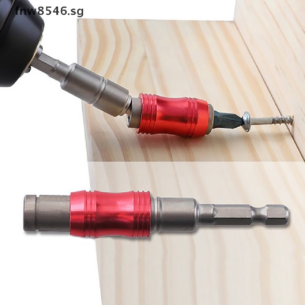 【fnw】 Screw Drill Tip Magnetic 1/4" Hex Quick Change Locking Bit Holder Guide Pivot SG