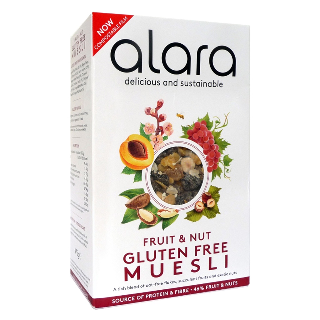 Alara Gluten Free Fruit And Nut Muesli 475g Shopee Singapore