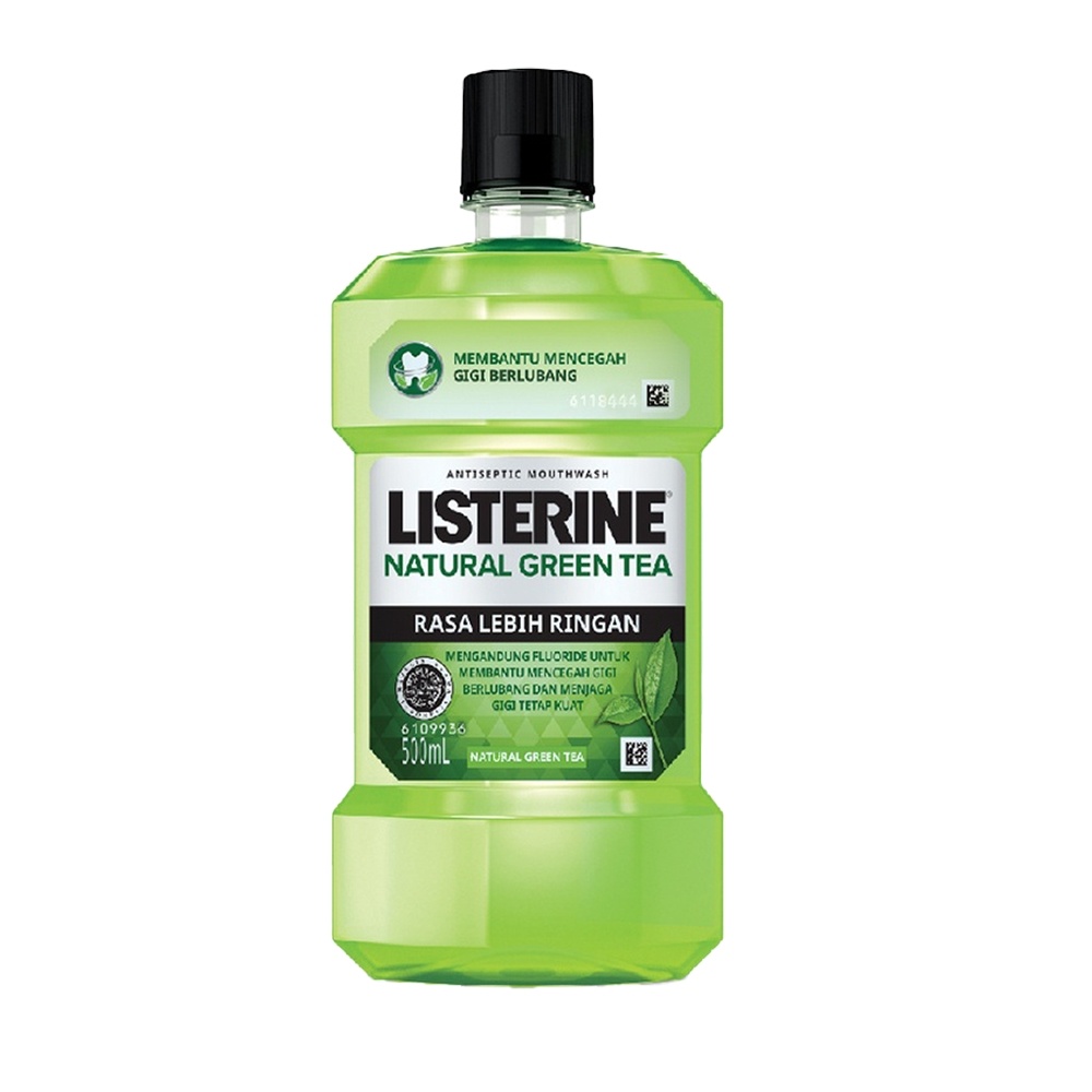 [Oral Health Care] Listerine MouthwashGreen Tea Flavor 500ml Shopee