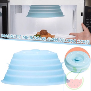 Magnetic Microwave Cover Lid Collapsible Anti Splatter Guard Food Cover Lid