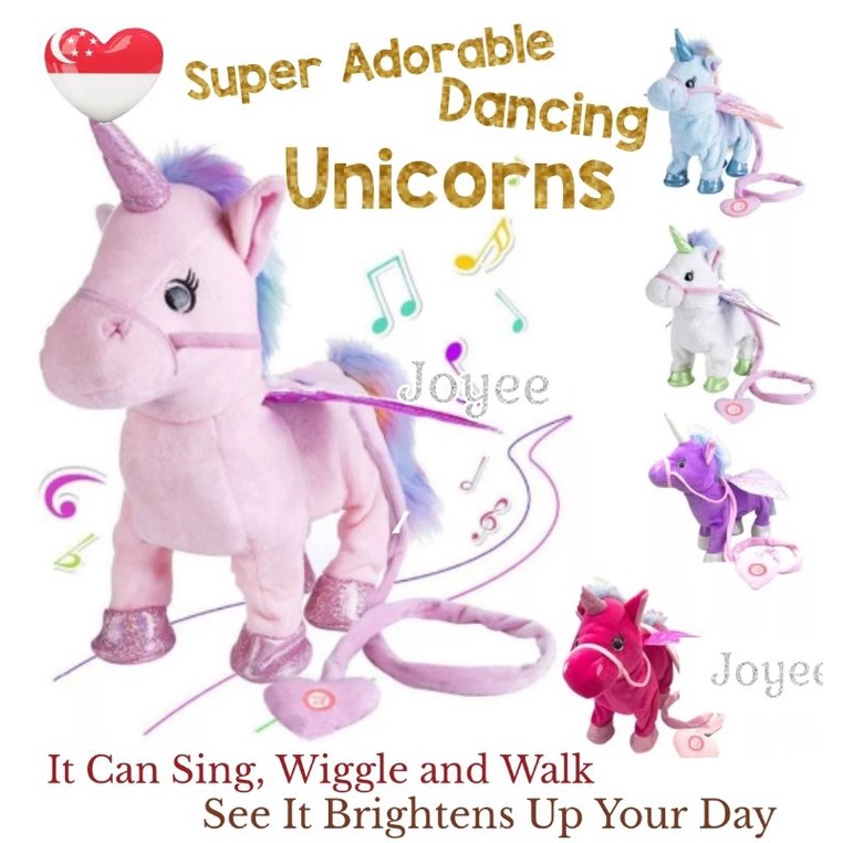 Walking best sale dancing unicorn