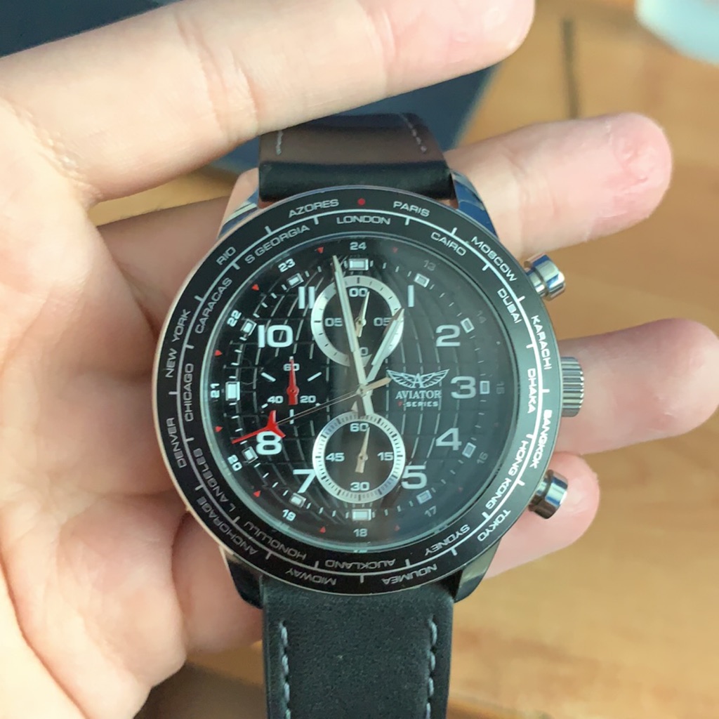 Safra clearance aviator watch