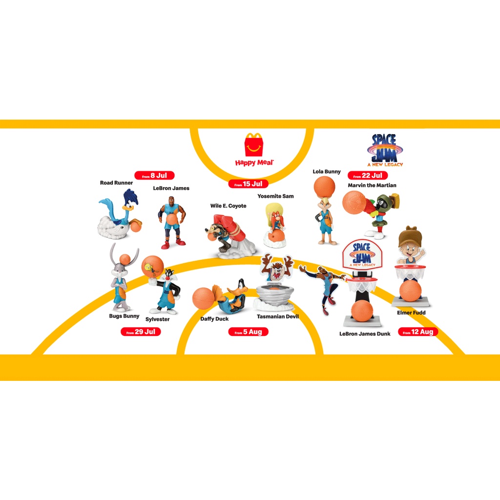 McDonald's Happy Meal Space Jam A New Legacy | Shopee Singapore