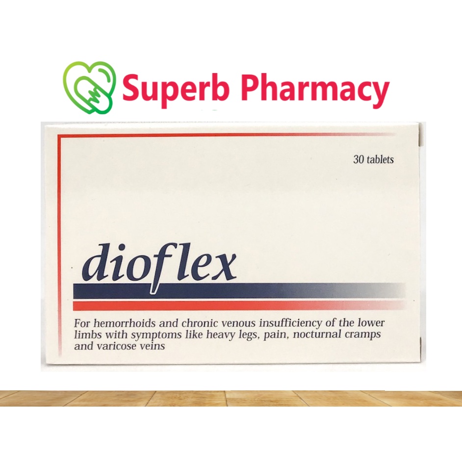 Dioflex 500MG Tablet 30's (Hemorrhoids/ Varicose Veins) STOCKK | Shopee ...