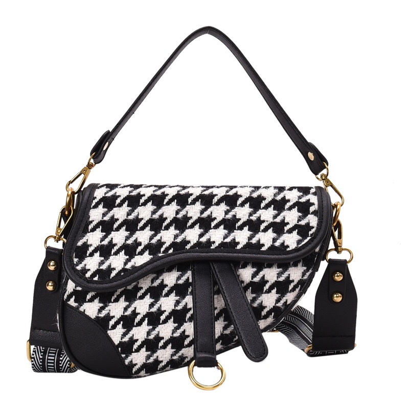 Ins French Style Saddle Bag Casual Shoulder Bags Ladies Sling Bag Fashion Women's Crossbody Bags