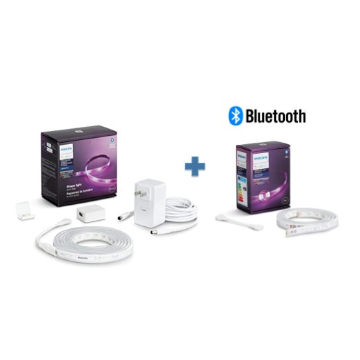 Philips HUE Lightstrip Plus V4 -2m + 1m Extension Bundle | Shopee Singapore