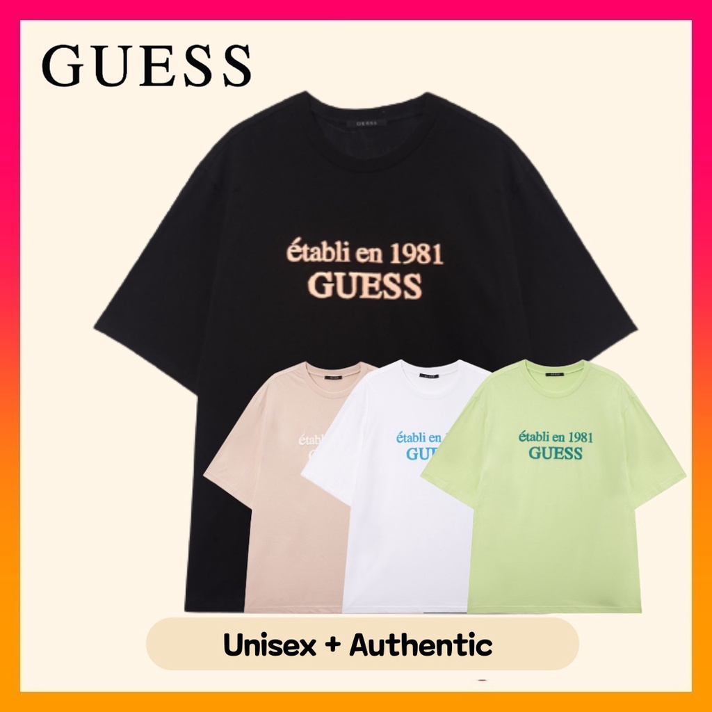 Guess t shirt korean sale