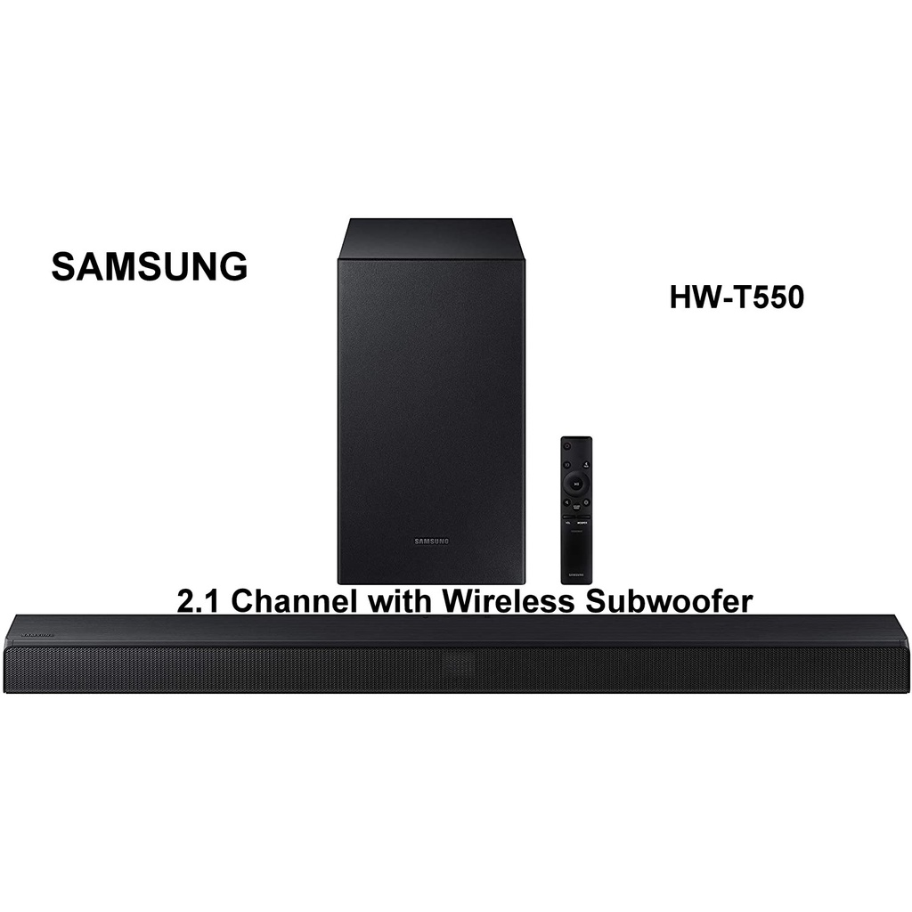 Samsung HW-T550 2.1 Channel with Wireless Subwoofer | Shopee Singapore